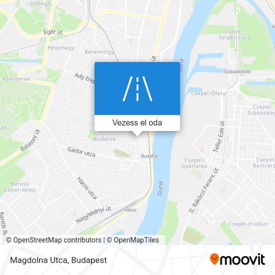 Magdolna Utca térkép