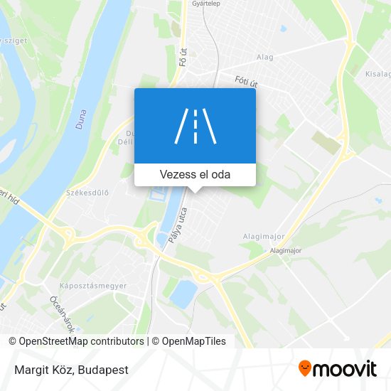 Margit Köz térkép