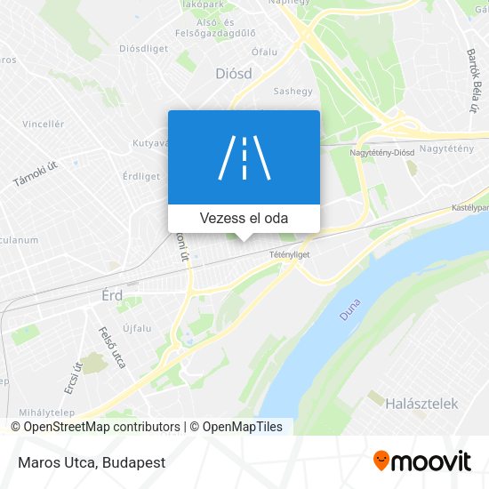Maros Utca térkép