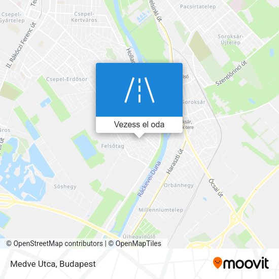Medve Utca térkép