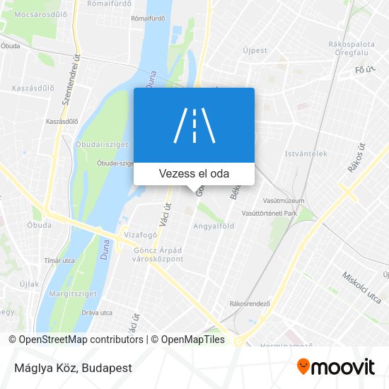 Máglya Köz térkép