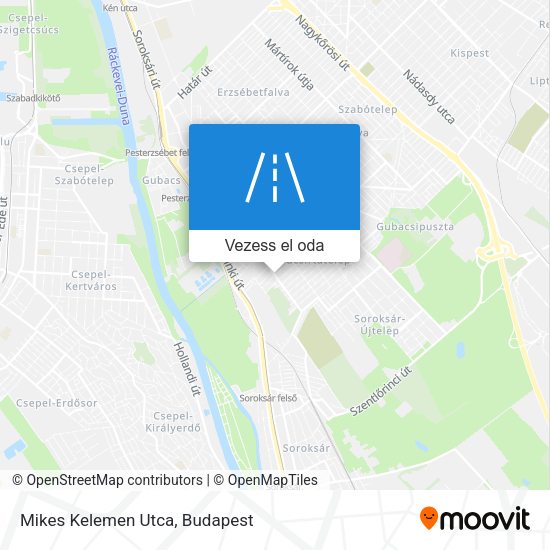 Mikes Kelemen Utca térkép
