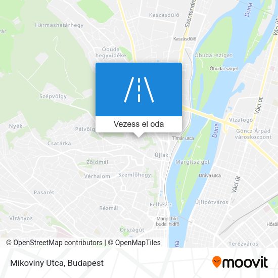 Mikoviny Utca térkép