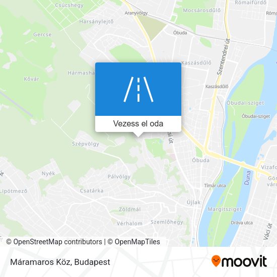 Máramaros Köz térkép