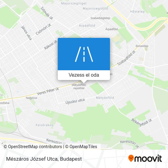 Mészáros József Utca térkép