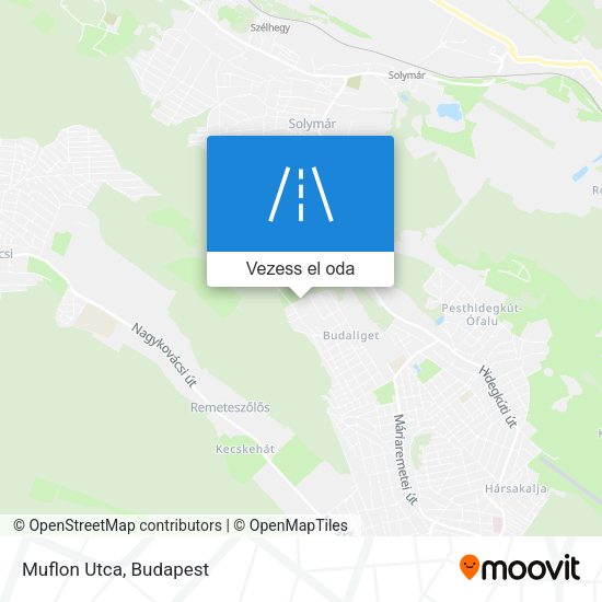 Muflon Utca térkép