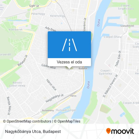 Nagykőbánya Utca térkép