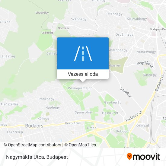 Nagymákfa Utca térkép