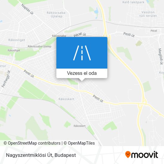 Nagyszentmiklósi Út térkép