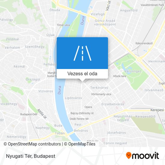 Nyugati Tér térkép