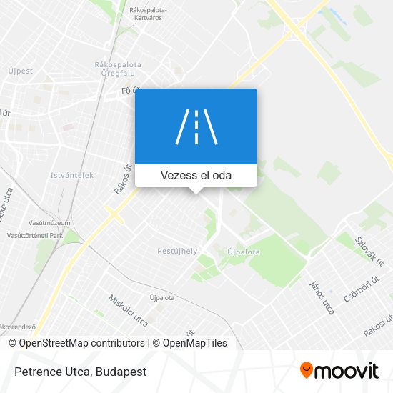 Petrence Utca térkép