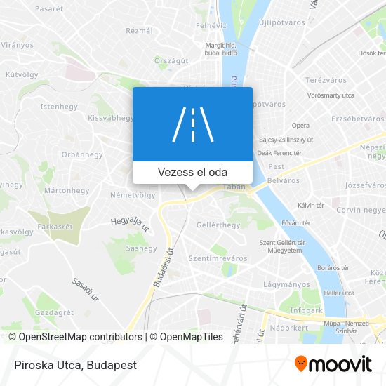 Piroska Utca térkép