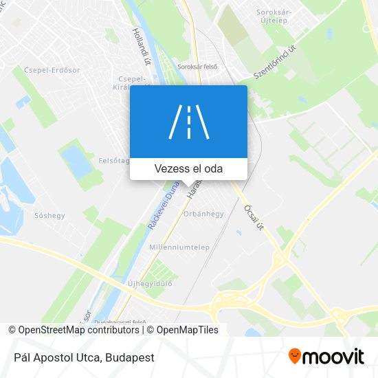 Pál Apostol Utca térkép