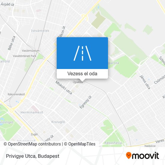 Privigye Utca térkép