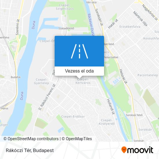 Rákóczi Tér térkép