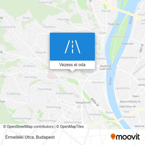 Érmelléki Utca térkép