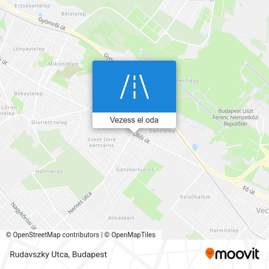 Rudavszky Utca térkép
