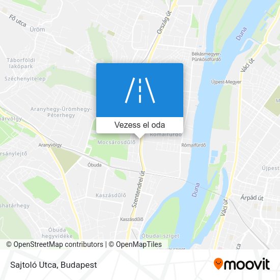 Sajtoló Utca térkép