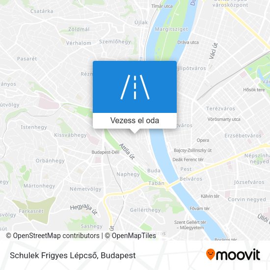 Schulek Frigyes Lépcső térkép