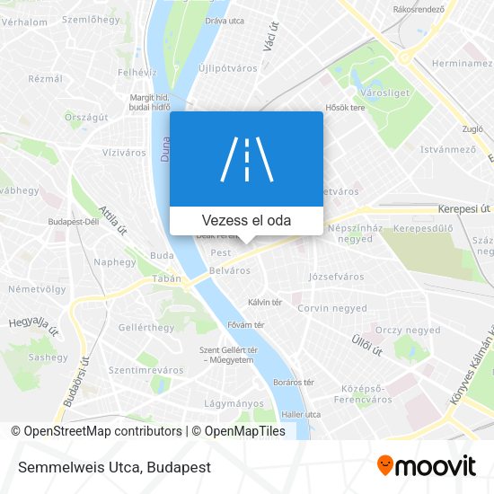 Semmelweis Utca térkép