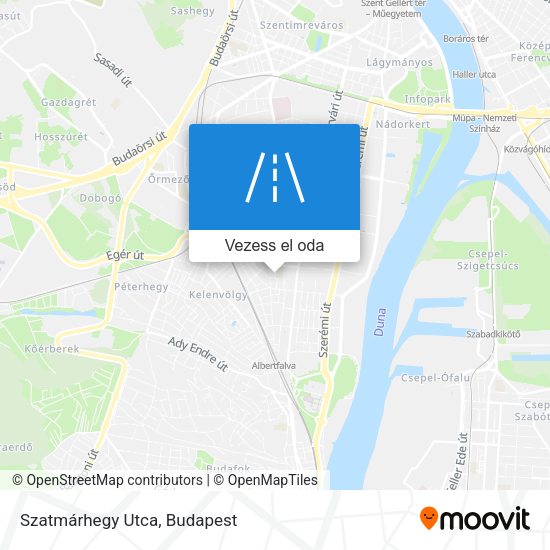Szatmárhegy Utca térkép