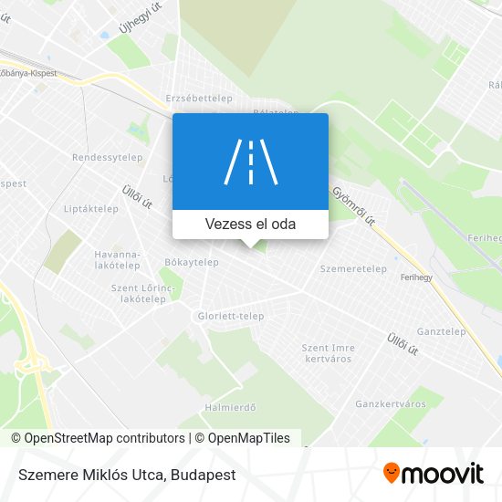 Szemere Miklós Utca térkép