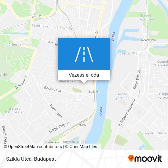 Szikla Utca térkép