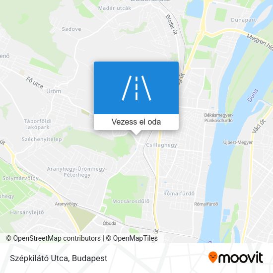 Szépkilátó Utca térkép