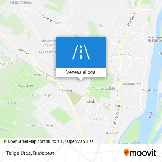 Taliga Utca térkép