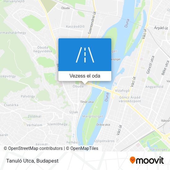 Tanuló Utca térkép