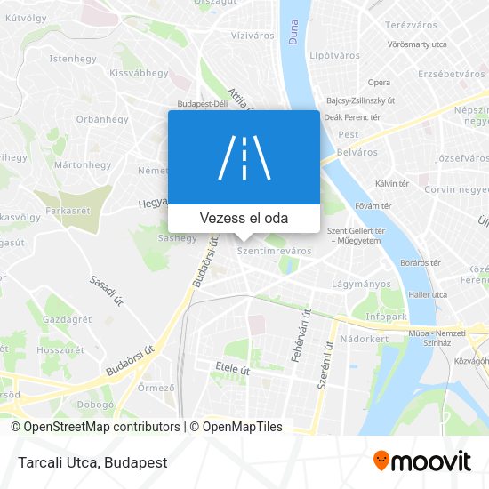 Tarcali Utca térkép