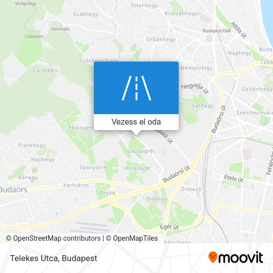 Telekes Utca térkép