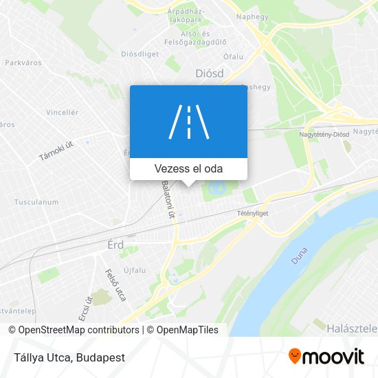 Tállya Utca térkép