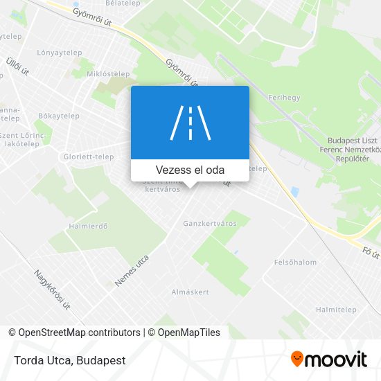 Torda Utca térkép