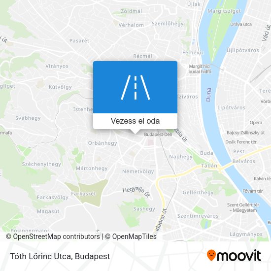 Tóth Lőrinc Utca térkép