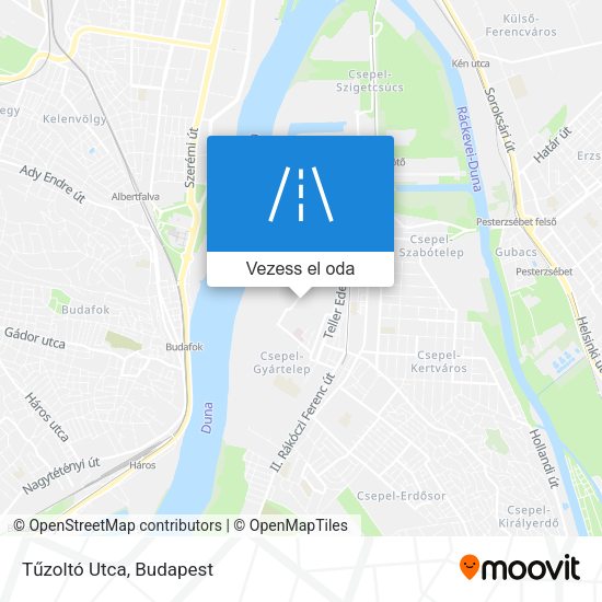 Tűzoltó Utca térkép