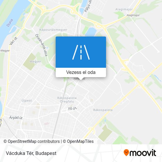 Vácduka Tér térkép
