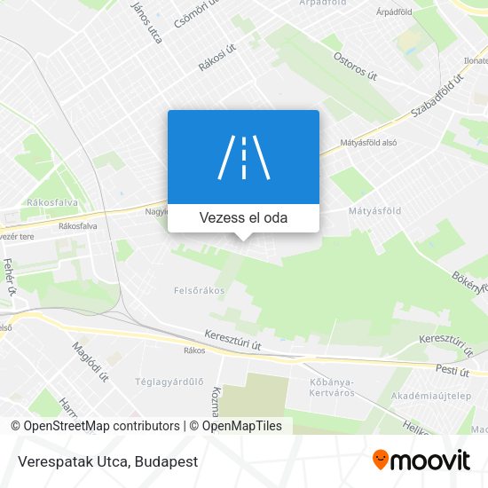 Verespatak Utca térkép