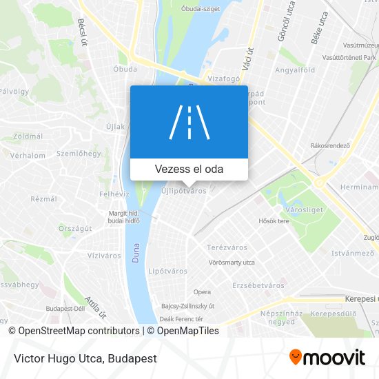Victor Hugo Utca térkép