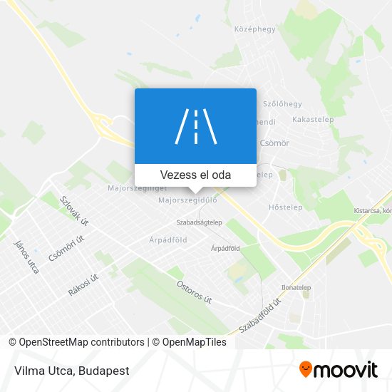 Vilma Utca térkép