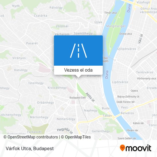 Várfok Utca térkép