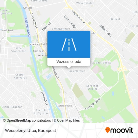 Wesselényi Utca térkép