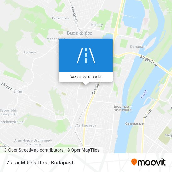 Zsirai Miklós Utca térkép