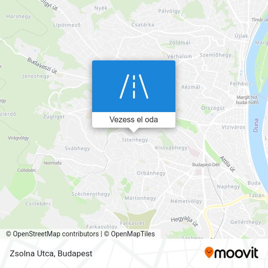 Zsolna Utca térkép