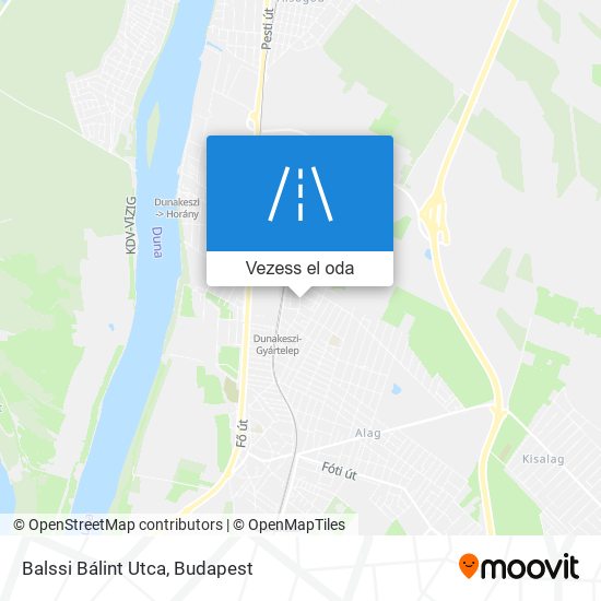 Balssi Bálint Utca térkép