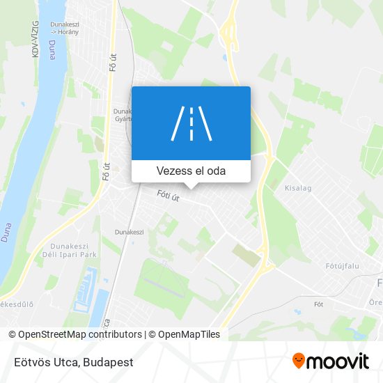 Eötvös Utca térkép