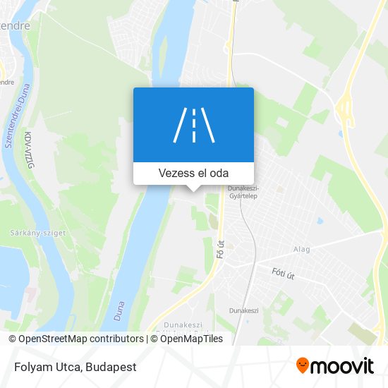 Folyam Utca térkép