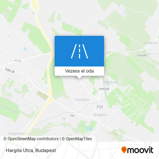 Hargita Utca térkép