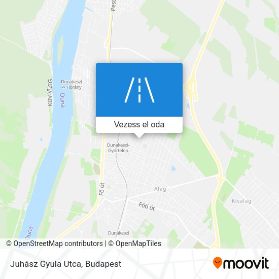 Juhász Gyula Utca térkép
