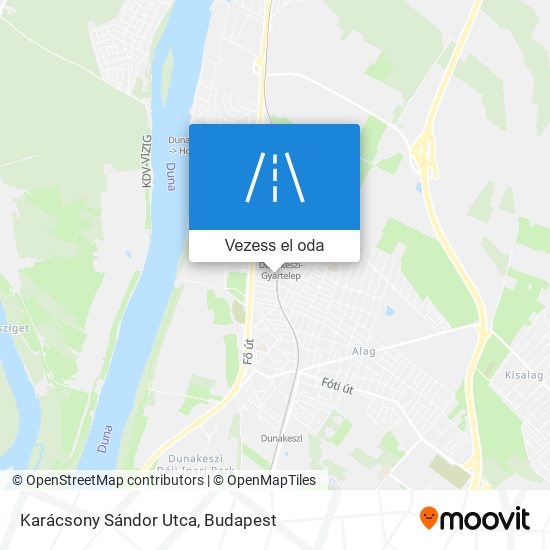 Karácsony Sándor Utca térkép